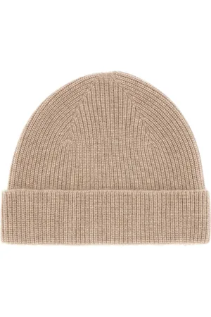 Ermenegildo Zegna Cappuccino Cashmere Beanie Hat