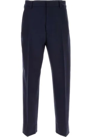 Ermenegildo Zegna Navy Blue Wool Pant