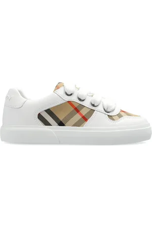 Burberry Checked Lace-up Sneakers