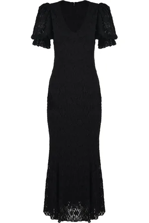 ROTATE Lace Puff Sleeve Dress