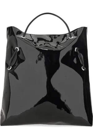 Msgm Leather Tote Bag