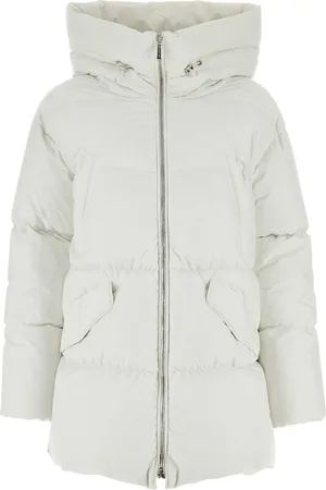 MOORER White Polyester Calliope Down Jacket