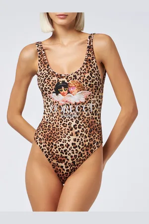 MC2 SAINT BARTH Woman Scoopback Print One-piece Swimsuit Althea Fiorucci Special Edition