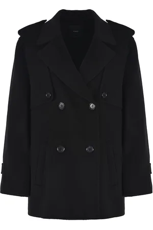 Pinko Trench Coat torcia Made Of Wool