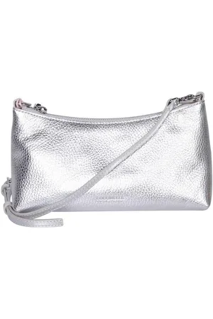 Coccinelle Aura Logo Debossed Shoulder Bag
