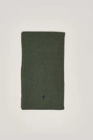 Ralph Lauren Sciarpa In Lana Con Pony Player Scarf