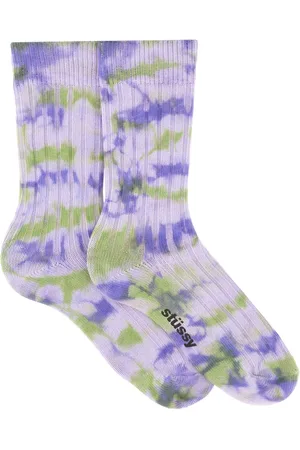 STUSSY Multi Dyed Ribbed Socks