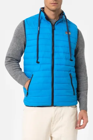 MC2 SAINT BARTH Man Bluette Padded Vest Aspen