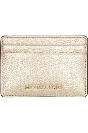 Michael Kors Jet Set Pebbled Calfskin Card Holder