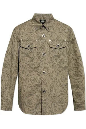 VERSACE Barocco Jacquard Long-sleeved Overshirt
