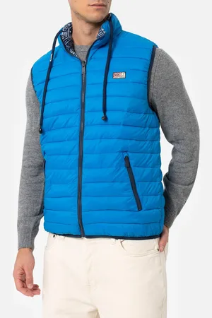 MC2 SAINT BARTH Man Bluette Padded Vest Aspen