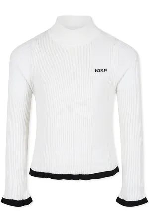 Msgm Turtleneck For Girl With Logo