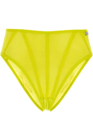 Diesel Fluo Yellow Lace X Savage X Fenty Mesh-high-waist-brief Brief
