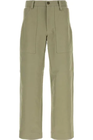 Maison Kitsuné Sage Green Cotton Pant