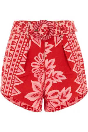 Farm Rio Printed Cotton Shorts
