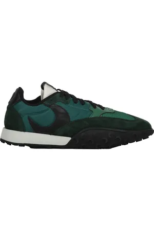 Marine Serre Leather And Suede Inserts Sneakers