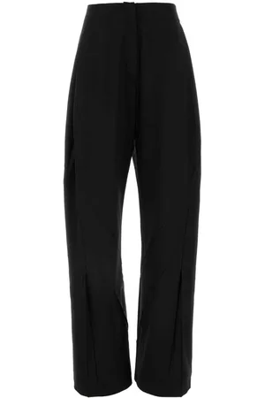 Kiko Kostadinov Black Stretch Wool Venari Wide-leg Pant