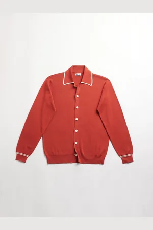 DoppiaA Aagar Rust Knitted Shirt