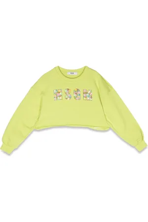 Msgm Cropped Sweatshirt