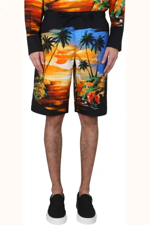 Dolce & Gabbana Bermuda Shorts With Hawaii Print