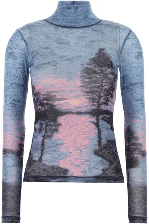 Maison Kitsuné Printed Nylon Top