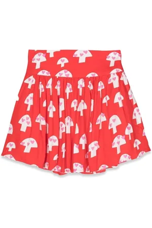 Stella McCartney Mushroom Pleated Skirt