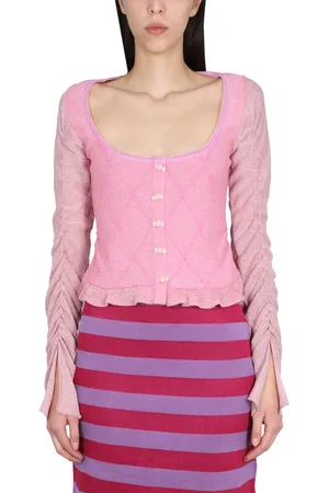 CORMIO Cardigan With Ruffled Sleeve