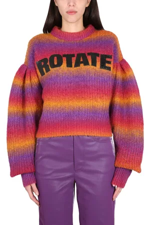 ROTATE Crewneck Sweater With Logo