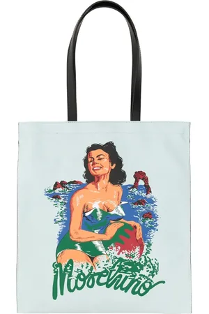 Moschino Hawaiian Print Tote Bag