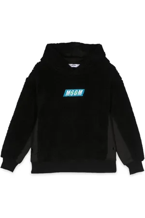 Msgm Teddy Bear+nylon Hoodie