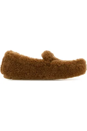 Prada Biscuit Shearling Loafers