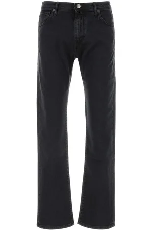 Incotex Black Stretch Denim Jeans
