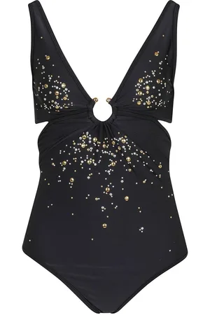 Paco rabanne Embellished One Piece Swimsuit