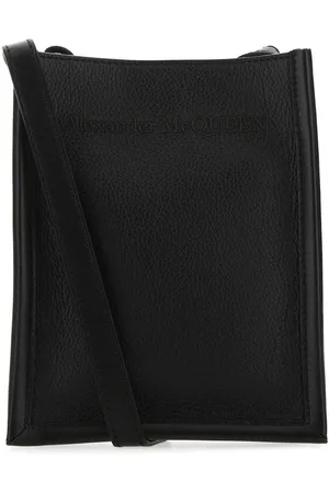 Alexander McQueen Logo Embossed Crossbody Bag