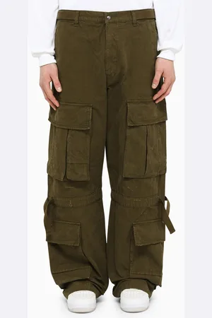 DARKPARK Military Cotton Baggy Cargo Trousers