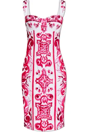 Dolce & Gabbana Majolica Printed Sleeveless Dress