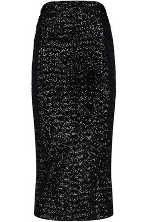 PAROSH Sequins Pencil Skirt