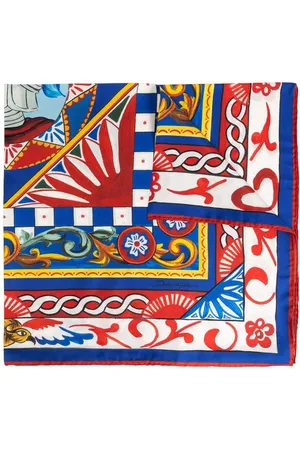 Dolce & Gabbana Carretto Patterned Scarf