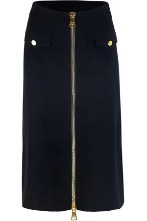 Elisabetta Franchi Zipped Midi Pencil Skirt