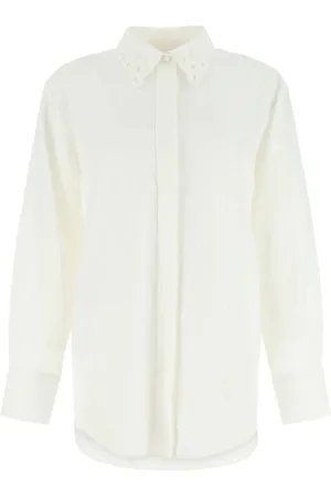 Chloé Ivory Linen Oversize Shirt