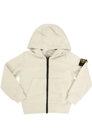 Stone Island Compass Patch Zip-up Hoodie