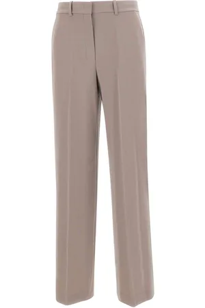 THEORY Admiral Crepe Wide-leg Cargo Pants