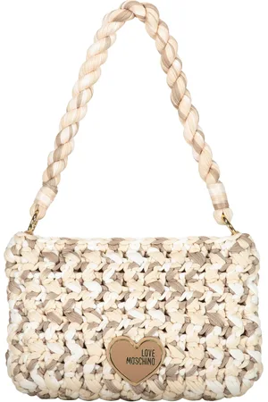 Moschino Crochet-knit Shoulder Bag