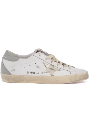 Golden Goose White Leather Sneakers