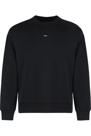 A.P.C. A. P.C. Boxy Micro Logo Cotton Crew-neck Sweatshirt