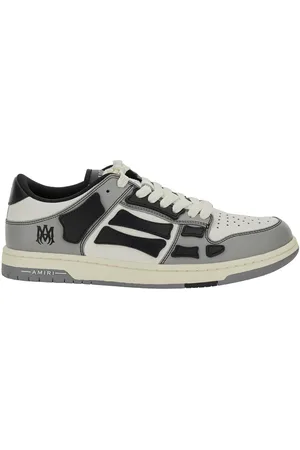 AMIRI Skel Top Low Sneakers With Logo Patch On Thetongue And Contrasting Details On The Side In Leather Man