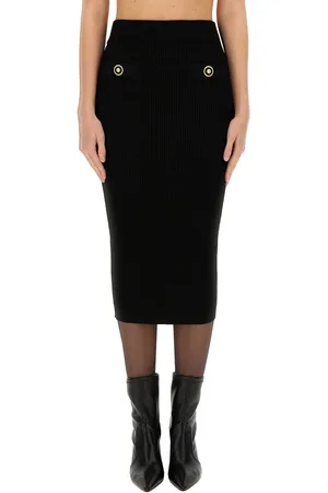 Balmain Knitted Midi Skirt