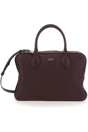 Salvatore Ferragamo Stella Handbag With Removable Shoulder Strap And Logo Lettering On The Front In Leather Woman
