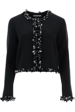Tory Burch Beaded Cardigan