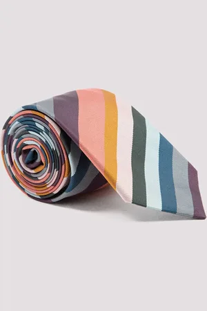 Paul Smith Diagonal-stripe Silk Tie